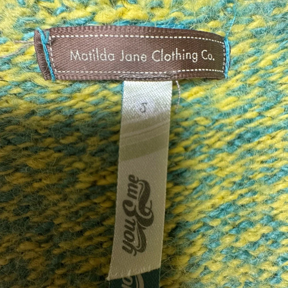Matilda Jane Green and Yellow‎ Knit Cardigan